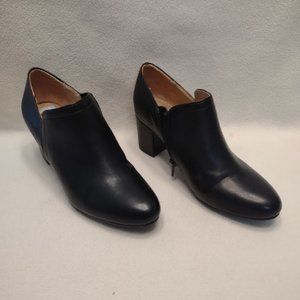 naturalizer Misha Black smooth snakeskin leather